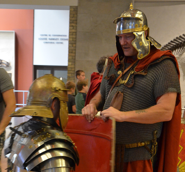 The average Roman soldier carried quite a load just in armour alone!