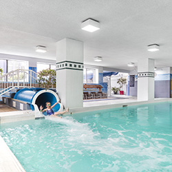 The Chelsea Hotel Family Fun Zone includes a pool with slide.
